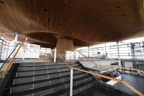 Inside Senedd Cymru