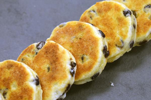 a row of Welsh cakes