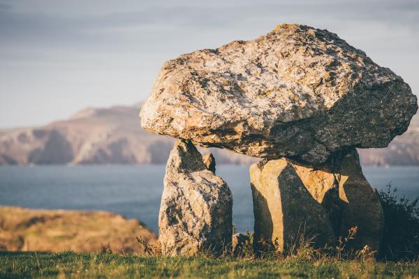 Historical landmark in Wales - Carreg Samson