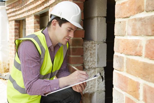 Inspection on building site