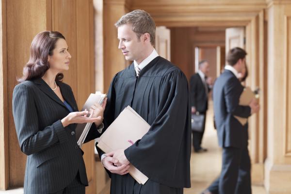 Members of judiciary in discussion